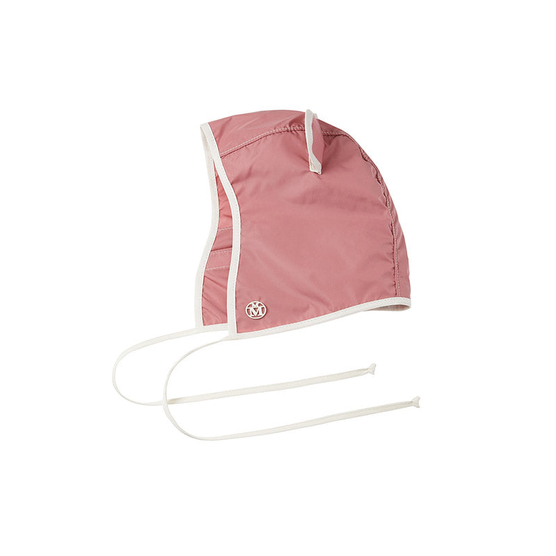 Lara - capuche de pluie rose pour enfant, waterproof.