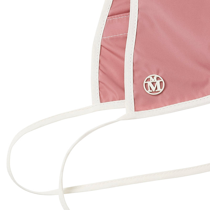 Lara - capuche de pluie rose pour enfant, waterproof.