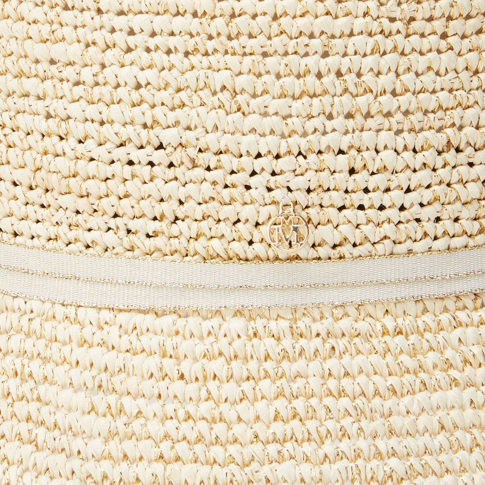 Cloche en paille naturelle