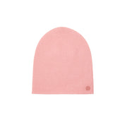 Loli - Bonnet en cachemire rose floral.