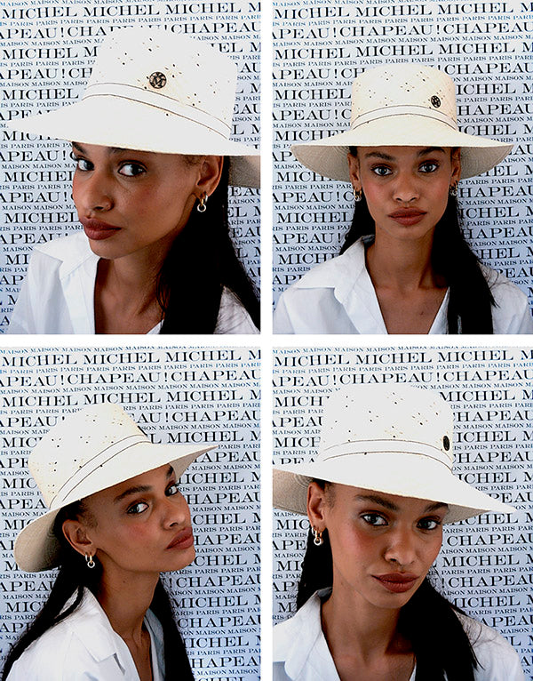 Chapeau cloche en paille