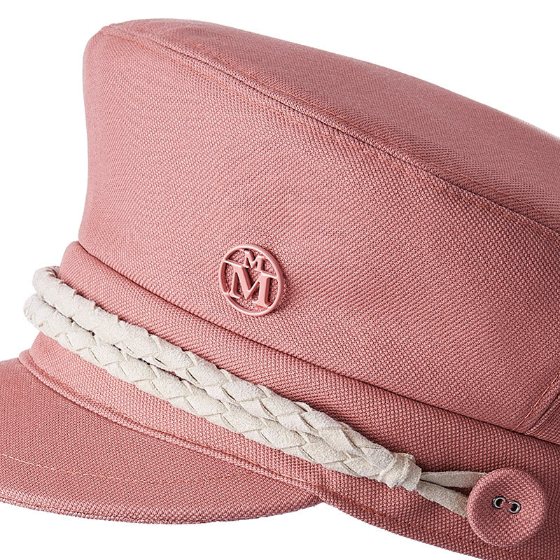 New Abby - casquette officier rose pour enfant.