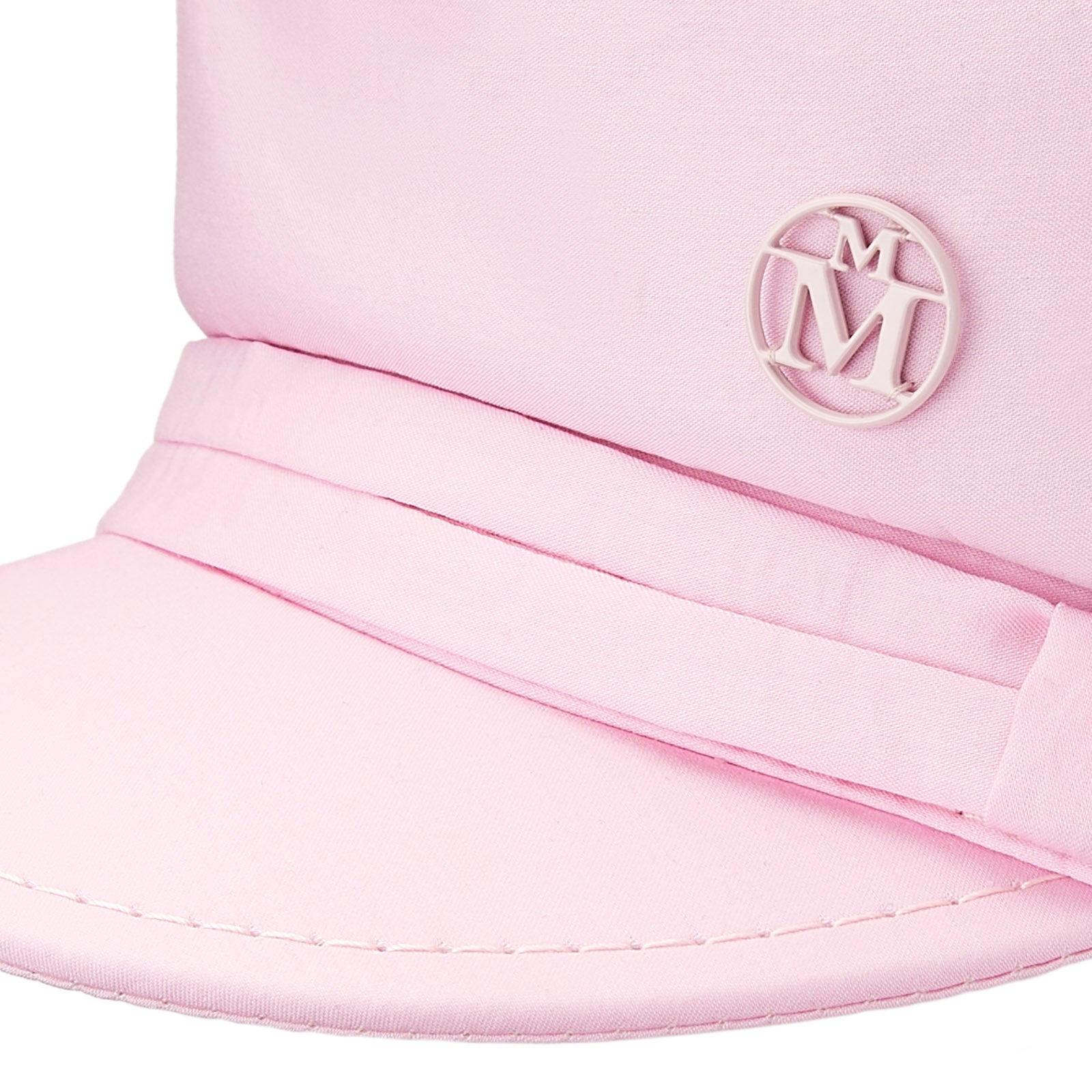 New Abby - Casquette en tissu bubblegum et son cordon assorti.