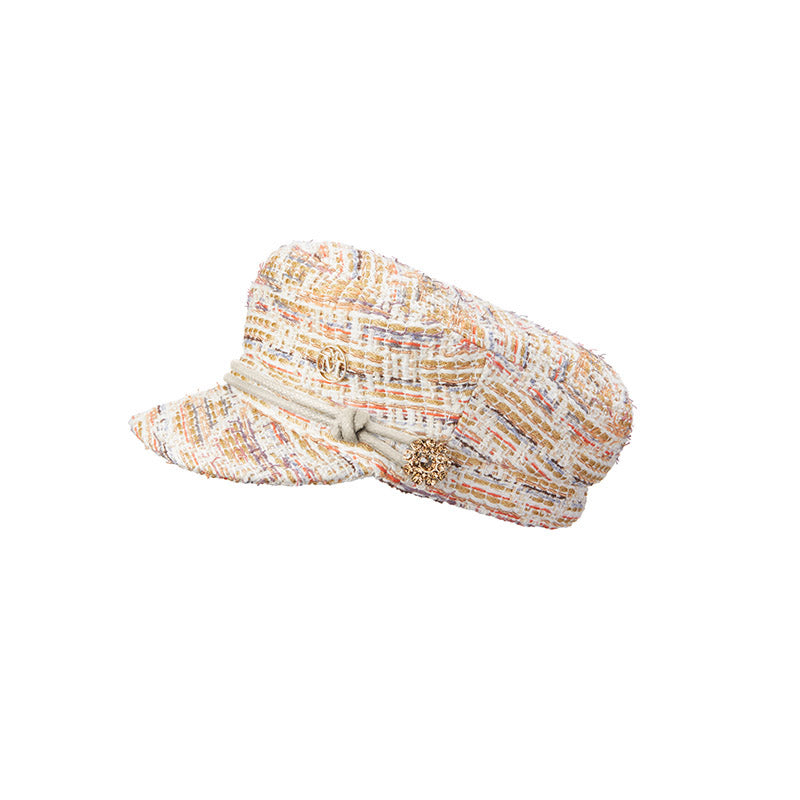 New Abby - Casquette en tweed multicolore d'Act 3.