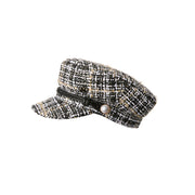 New Abby - Casquette en tweed multicolore.