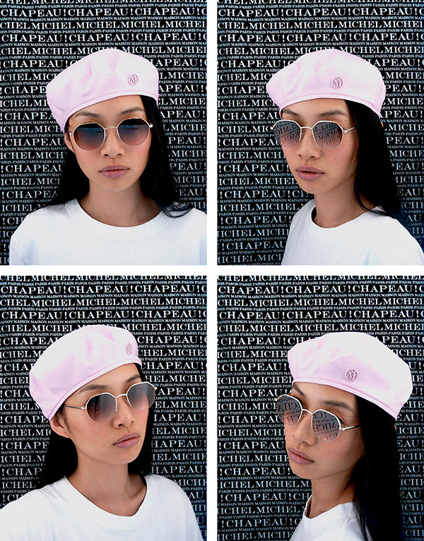 New Billy - Béret en tissu bubblegum.