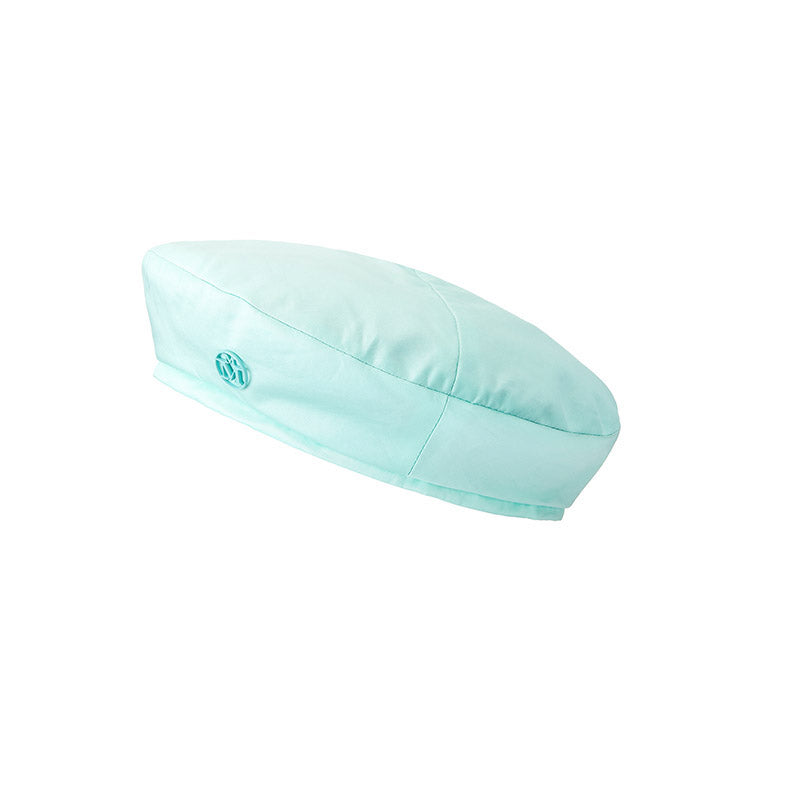 New Billy - Béret en tissu bleu aquatique.