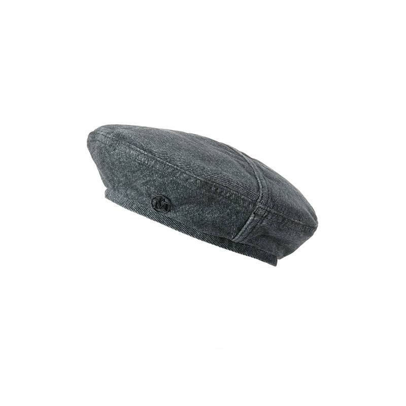 New Billy - Béret en velours gris.