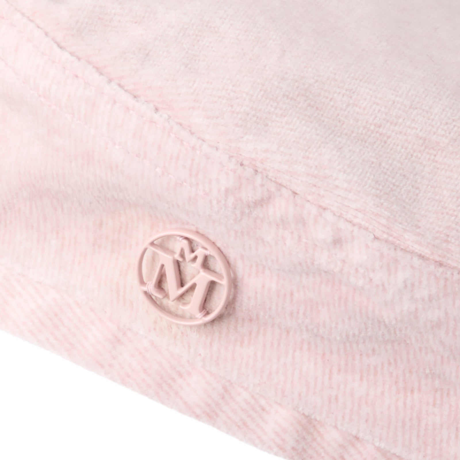 New Billy - Béret en velours rose.