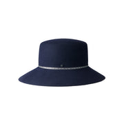 New Kendall - chapeau cloche roulable et déperlant en feutre navy.