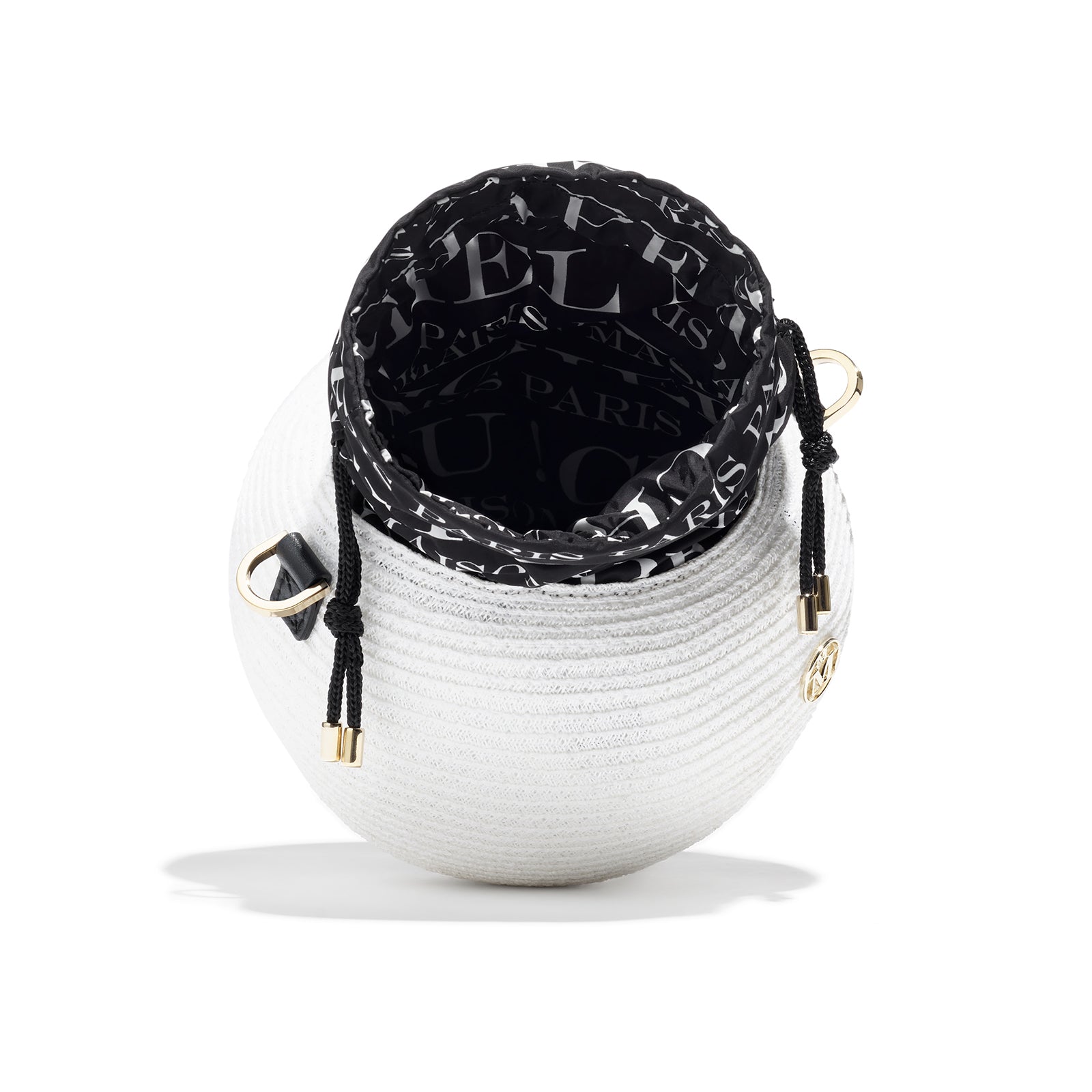 Scarlett - sac en paille blanche.