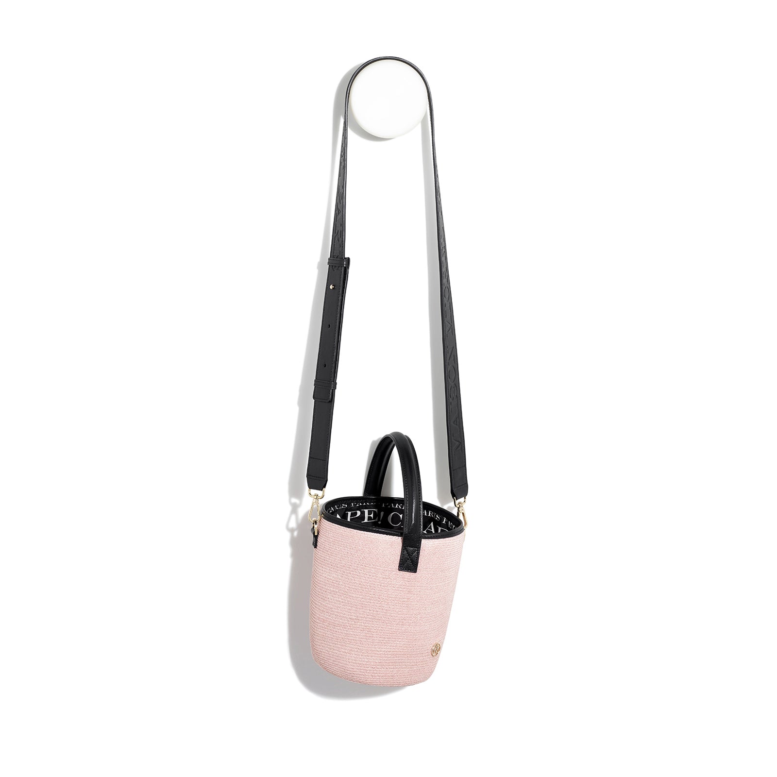 Sharon - sac en paille rose.
