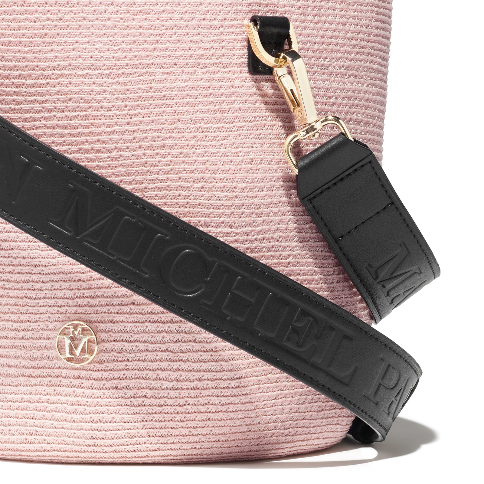 Sharon - sac en paille rose.