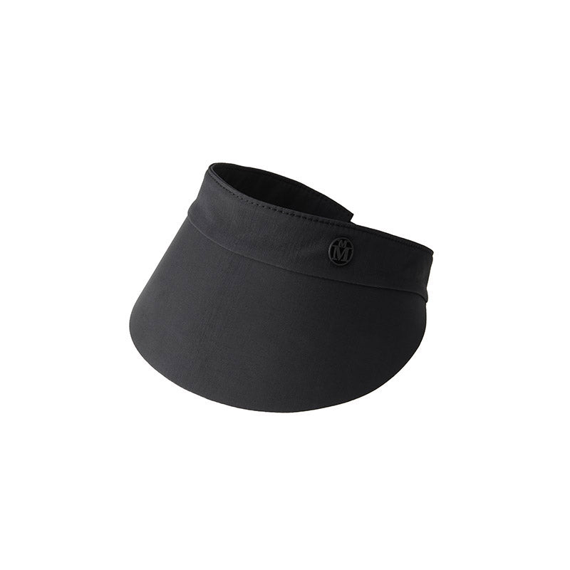 Soft Patty Vizor - Casquette en nylon noir avec un imprimé qui apparaît au contact de l'eau.