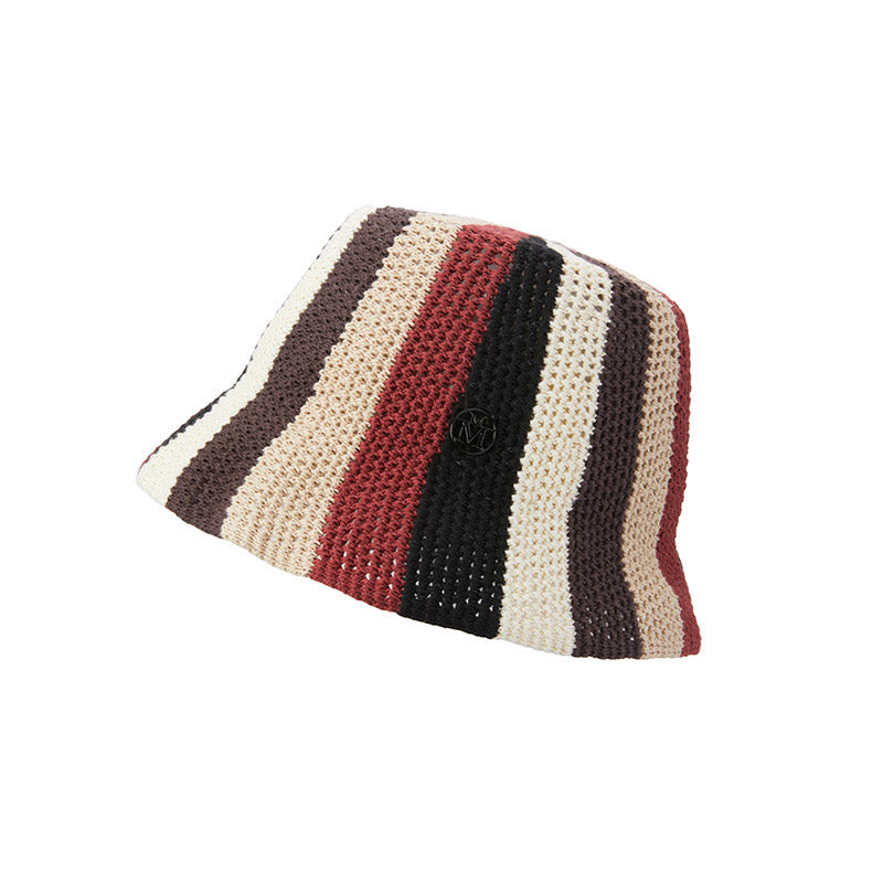 Souna - Bob en coton multicolore cousu pour un effet crocheté.
