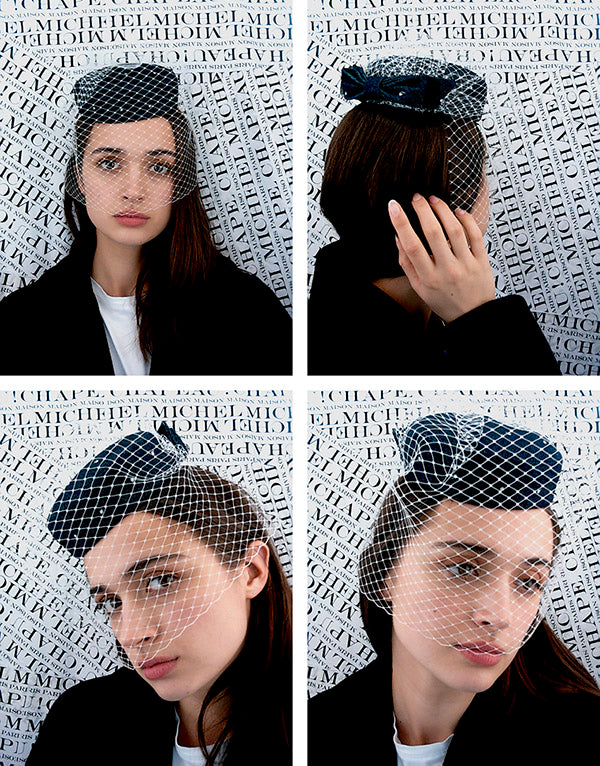 Telma - Mini pill box en denim.