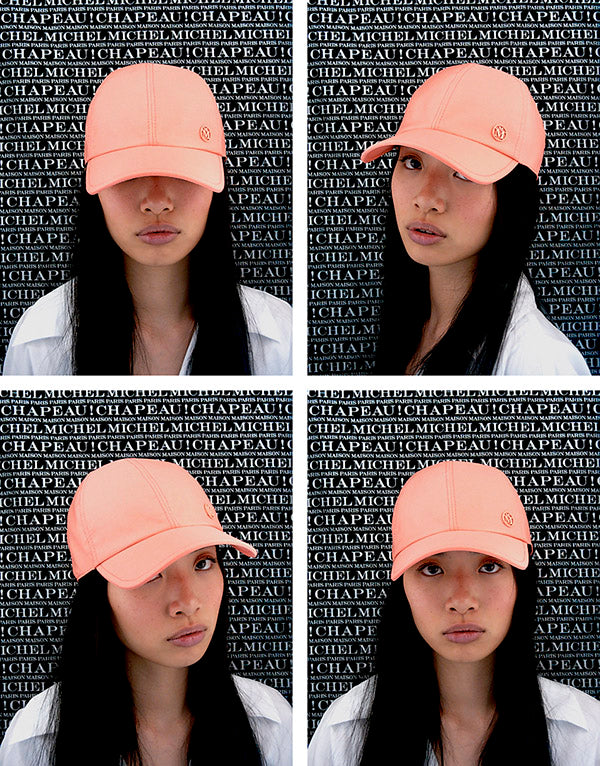 Tiger - Casquette en tissu pêche.