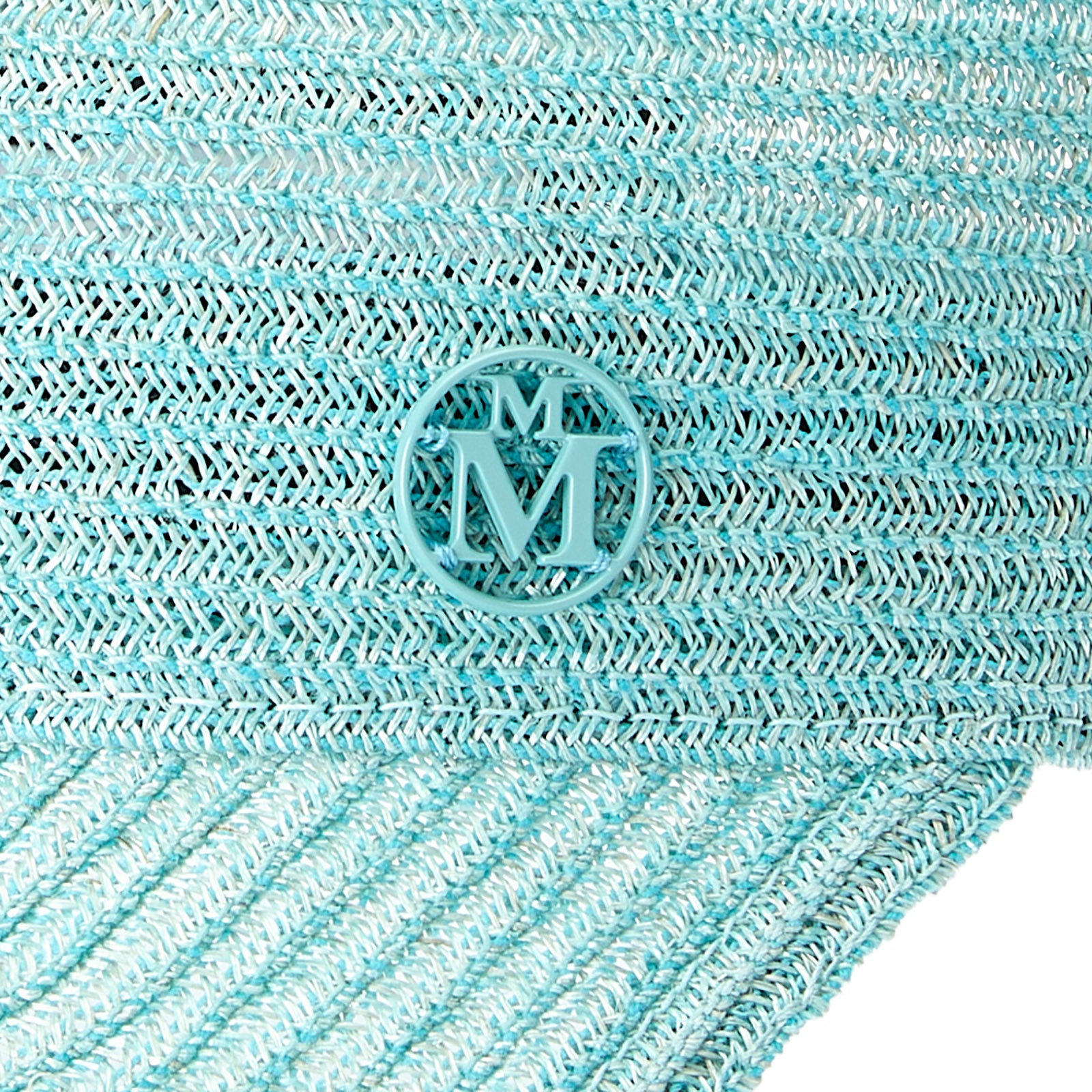 Tiger - Casquette en paille bleu aquatique.