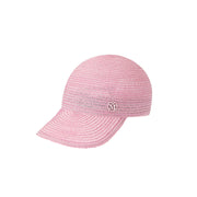 Tiger - Casquette en paille bubblegum.