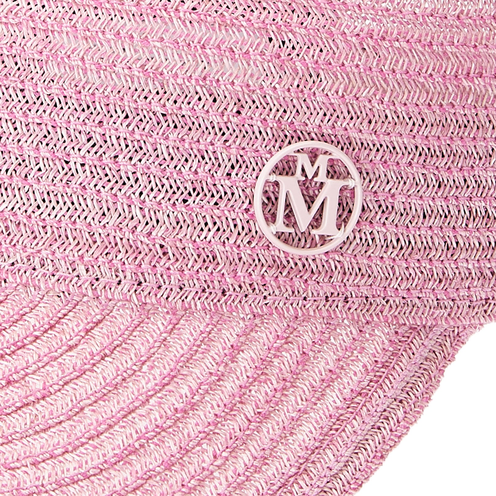 Tiger - Casquette en paille bubblegum.