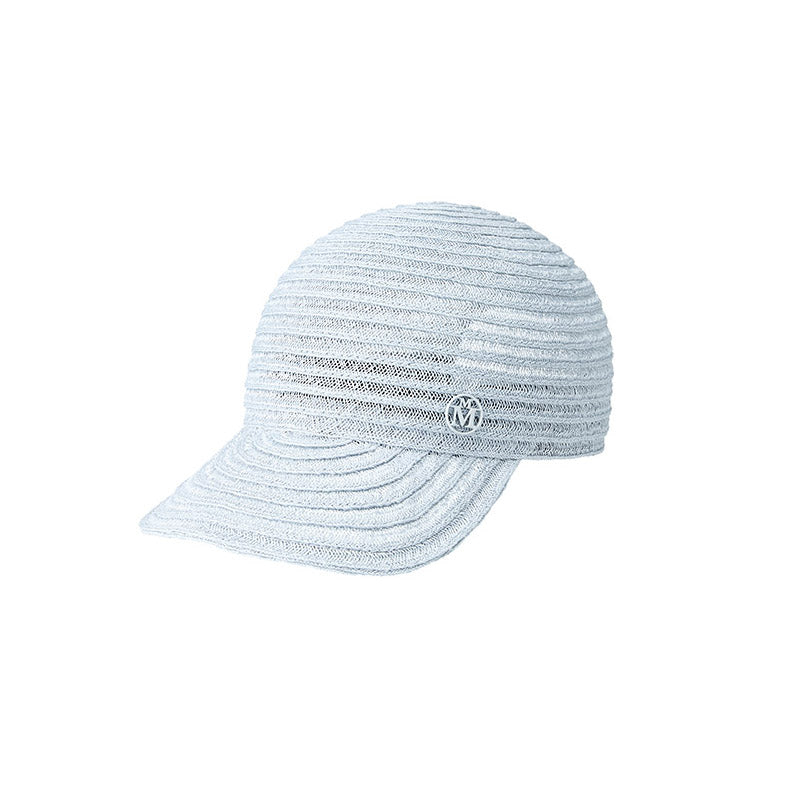 Tiger - Casquette en paille bleu glacé.