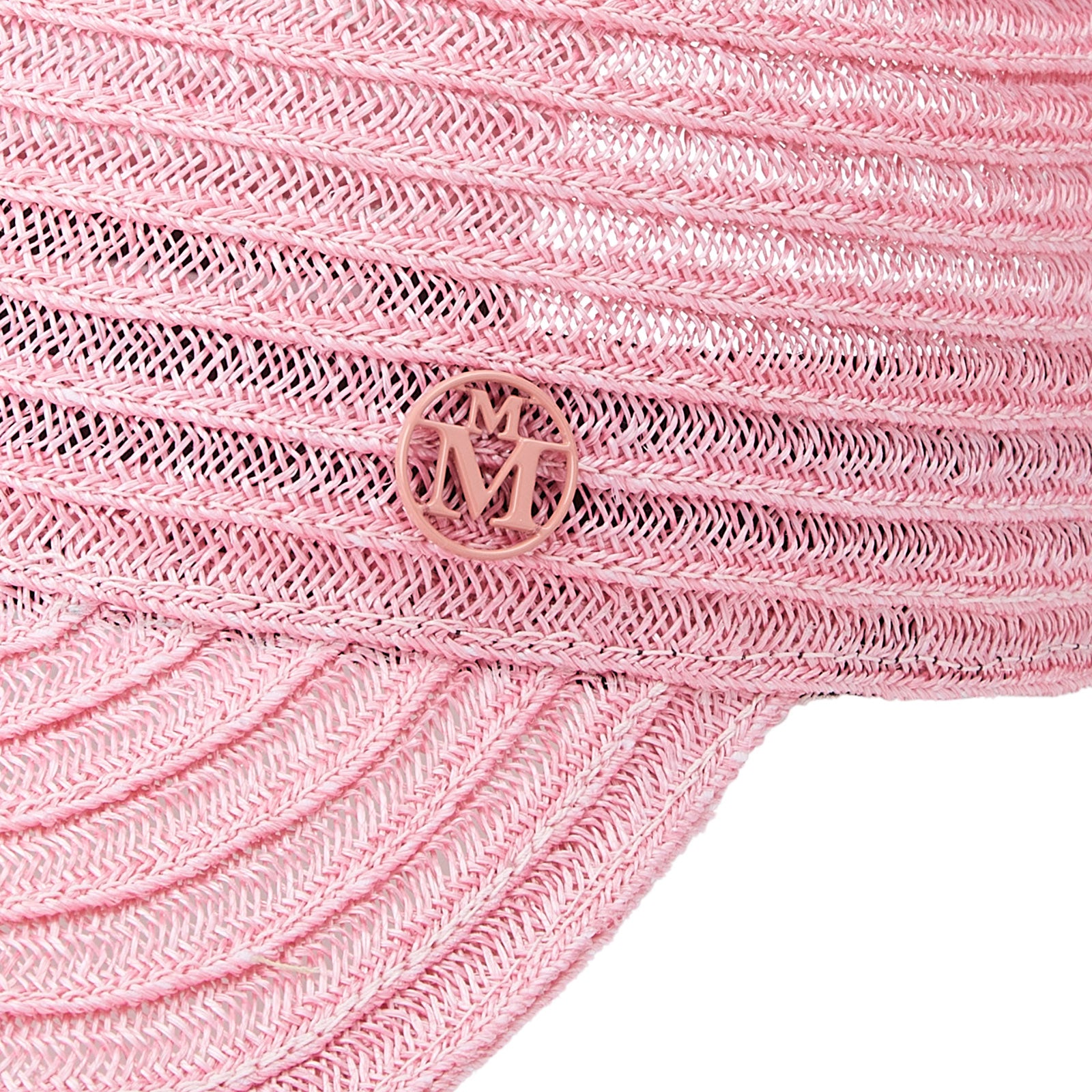 Tiger - Casquette en paille rose floral.