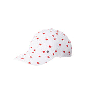 Tiger - casquette en coton blanc et rouge - édition st. valentin.