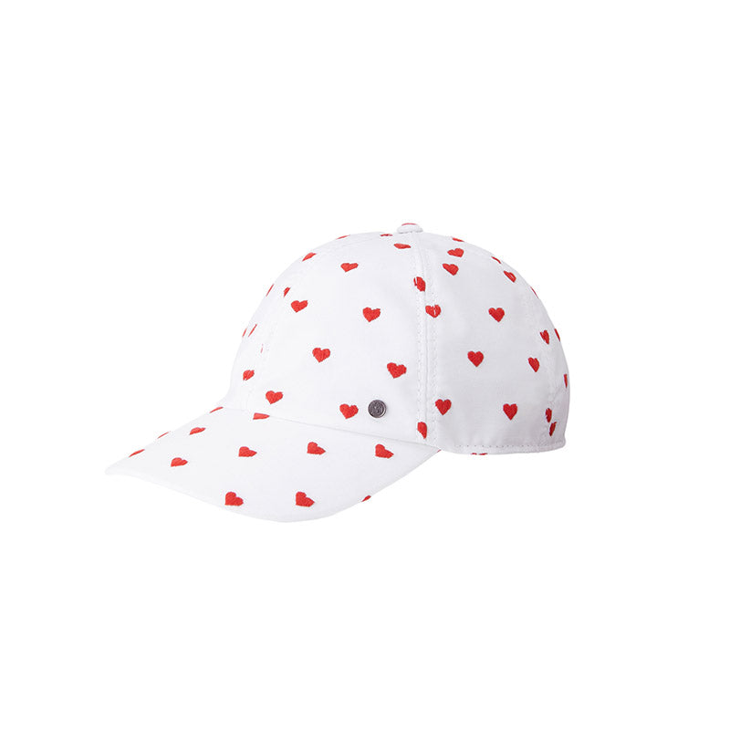 Tiger - casquette en coton blanc et rouge - édition st. valentin.