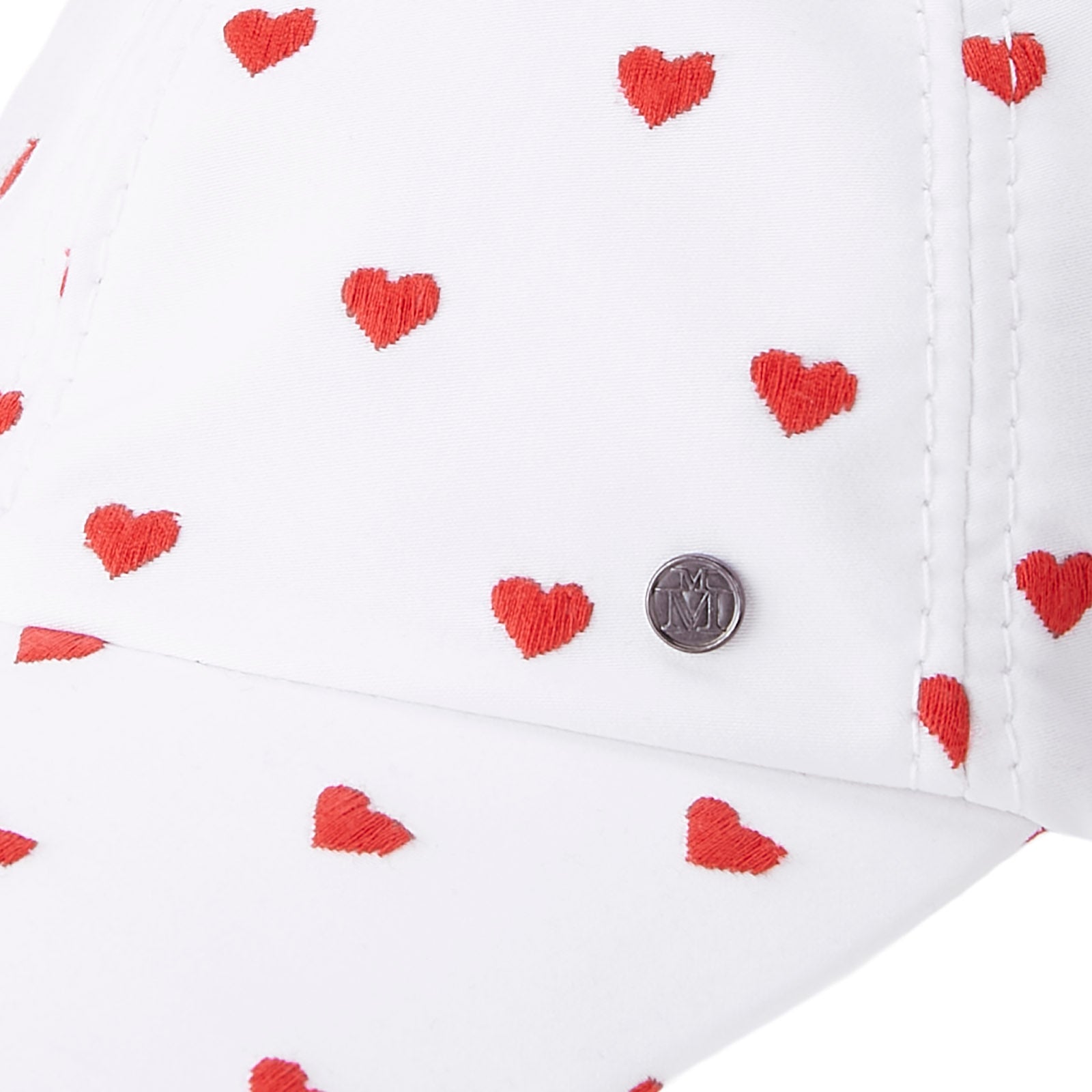 Tiger - casquette en coton blanc et rouge - édition st. valentin.