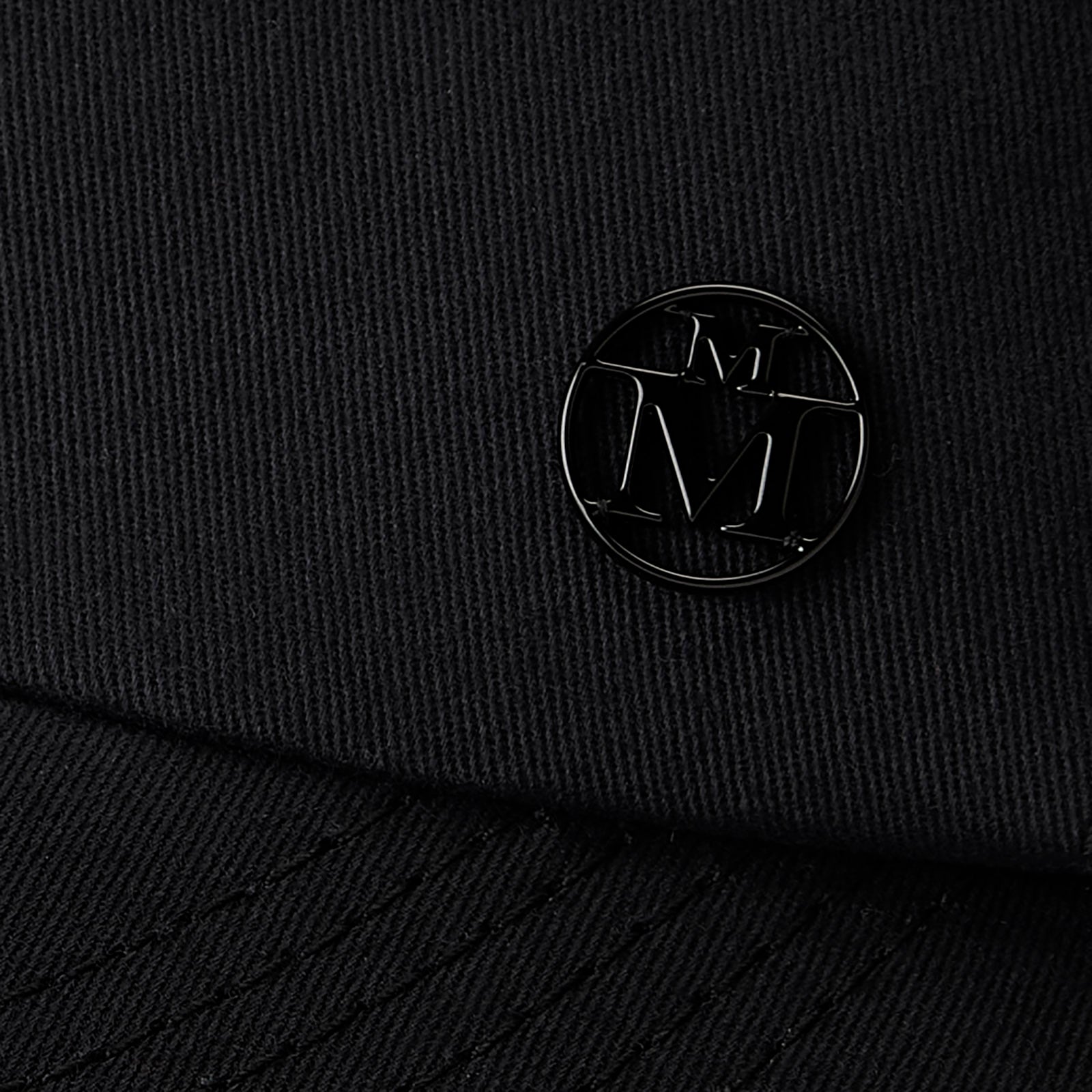 Tiger - casquette en coton noir.