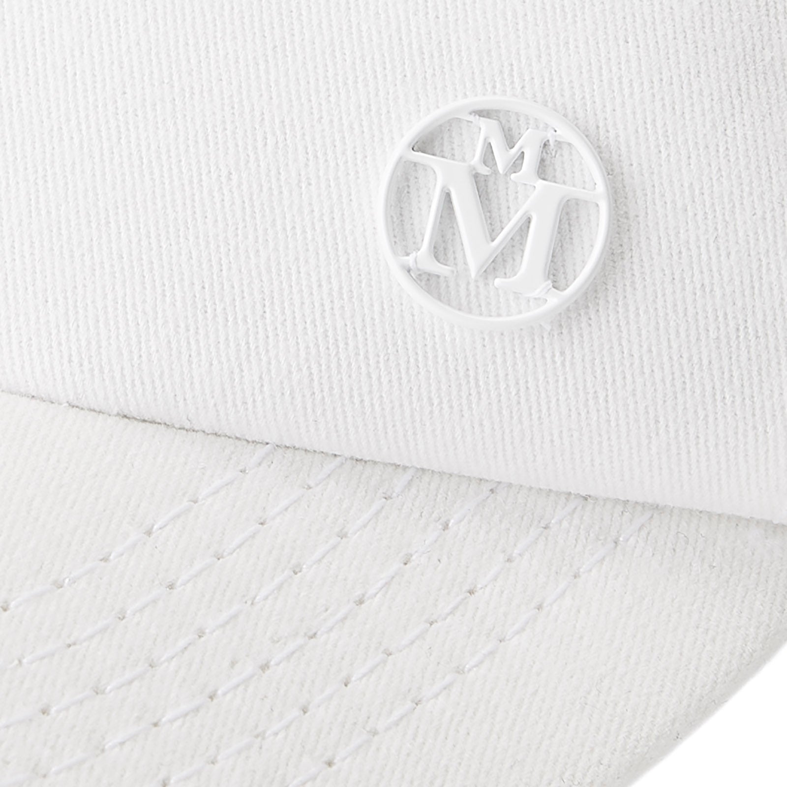 Tiger - casquette en coton blanc.