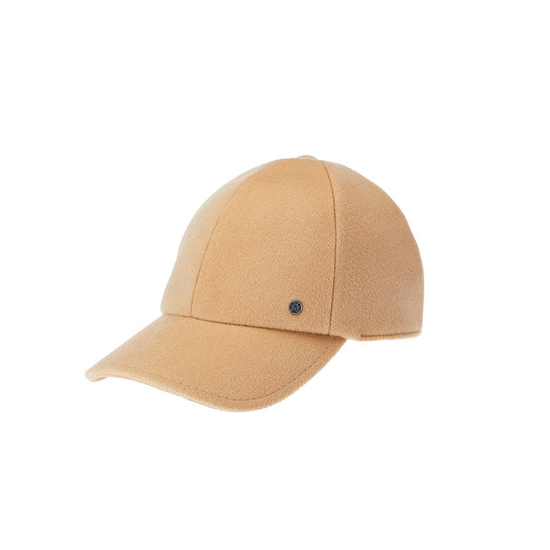 Tiger - Casquette en cachemire camel.