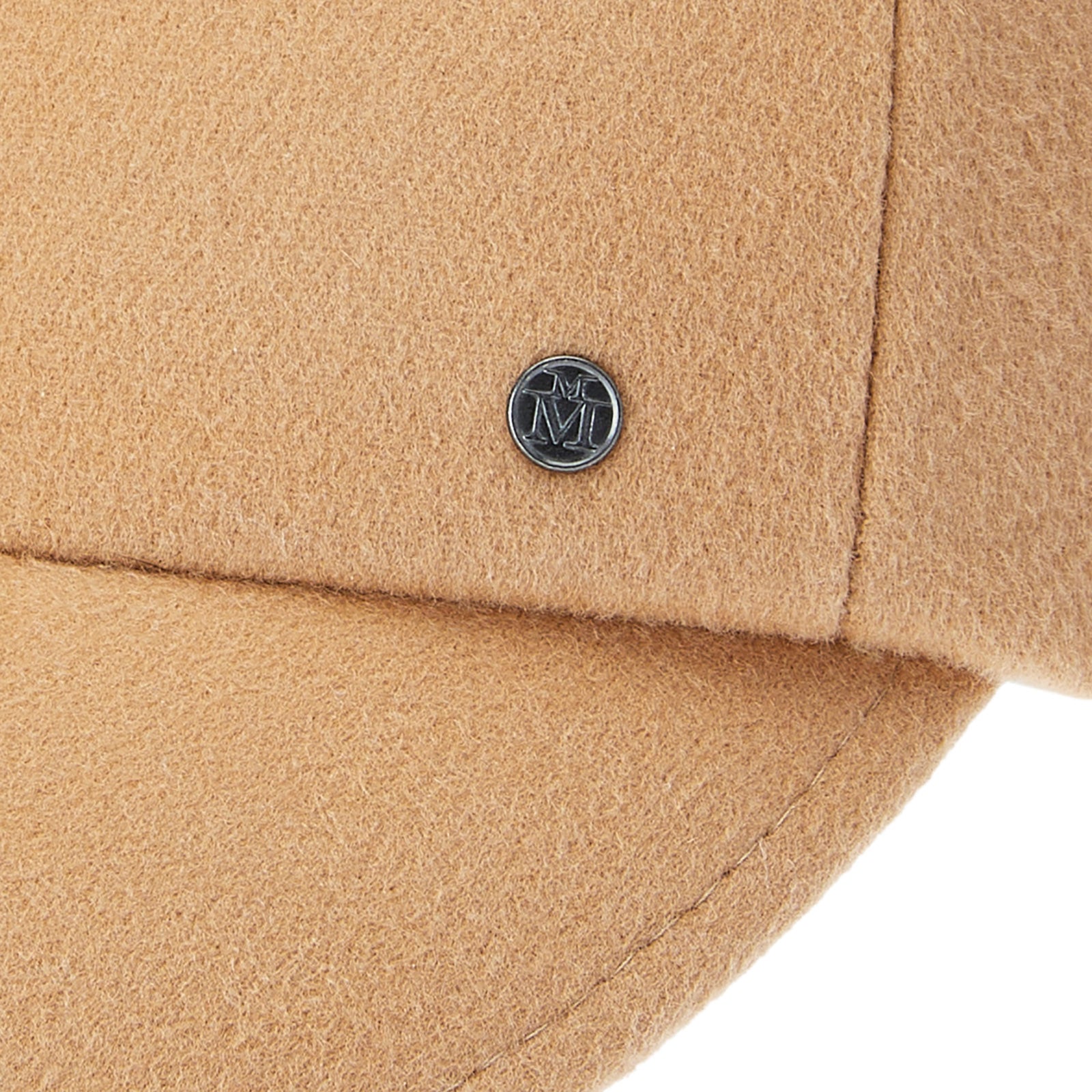 Tiger - Casquette en cachemire camel.