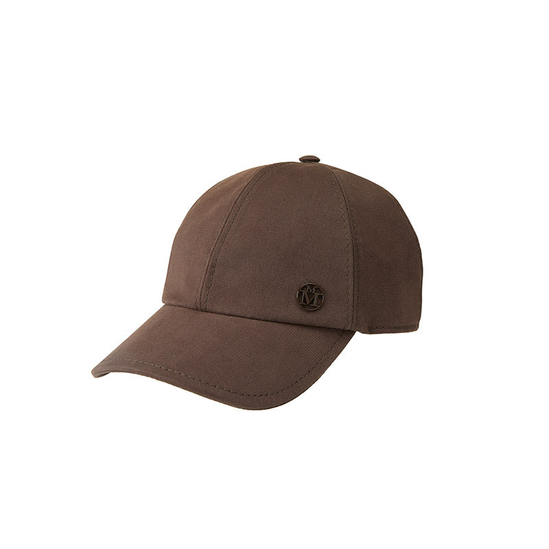 Tiger - Casquette en tissu marron foncé.