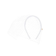 Veil - serre-tête blanc avec voile.