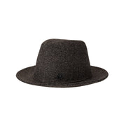 Ygor - Chapeau porkpie en denim marron.