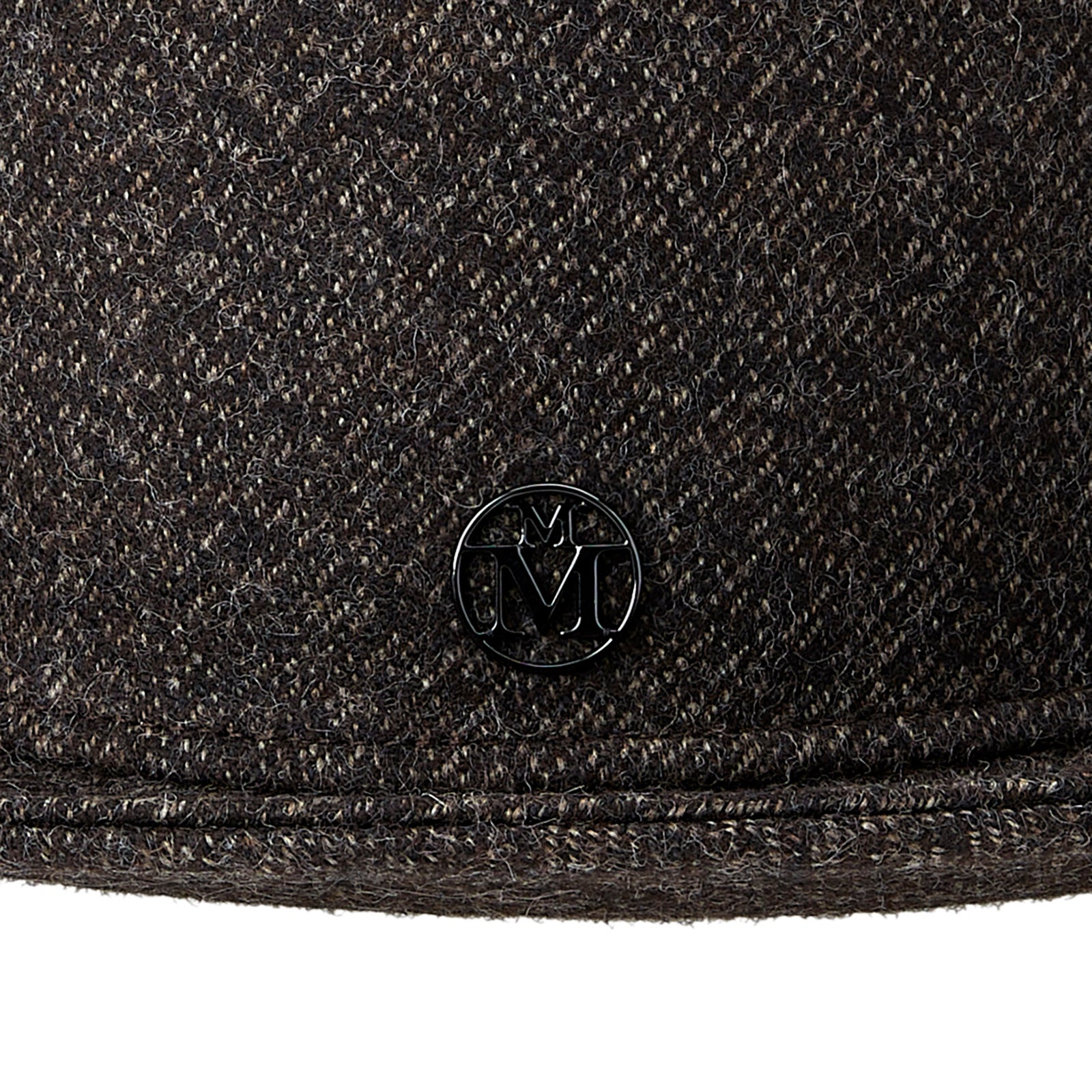 Ygor - Chapeau porkpie en denim marron.