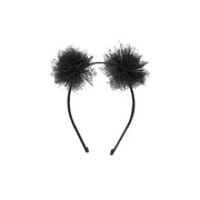 Yosh - serre-tête noir avec pompons