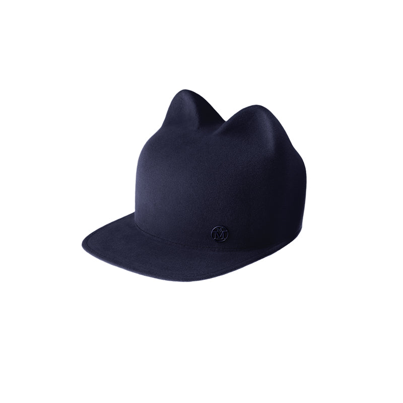 Jamie - Casquette en feutre navy