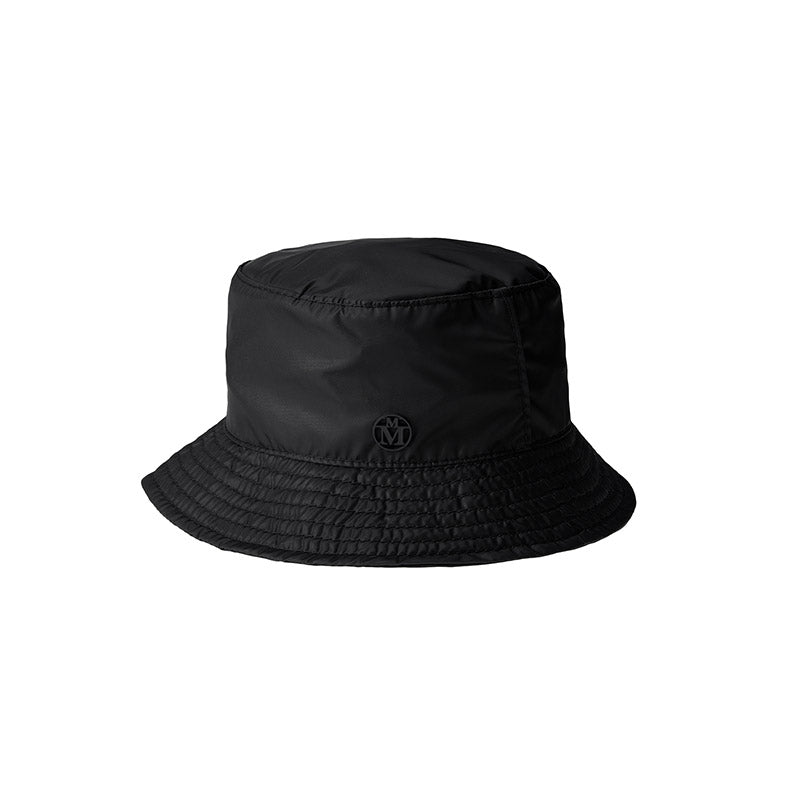 Jason - bob pliable en nylon noir, waterproof.