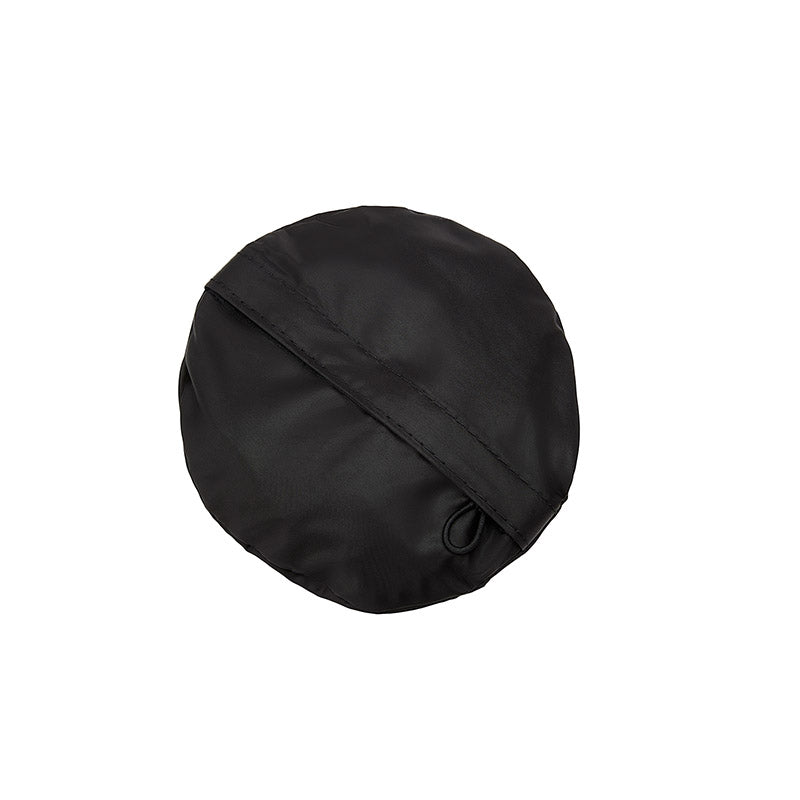 Jason - bob pliable en nylon noir, waterproof.
