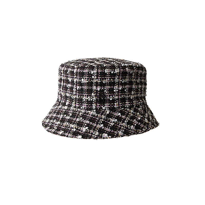 Axel, bucket hat in multicoloured tweed - Maison Michel Paris.