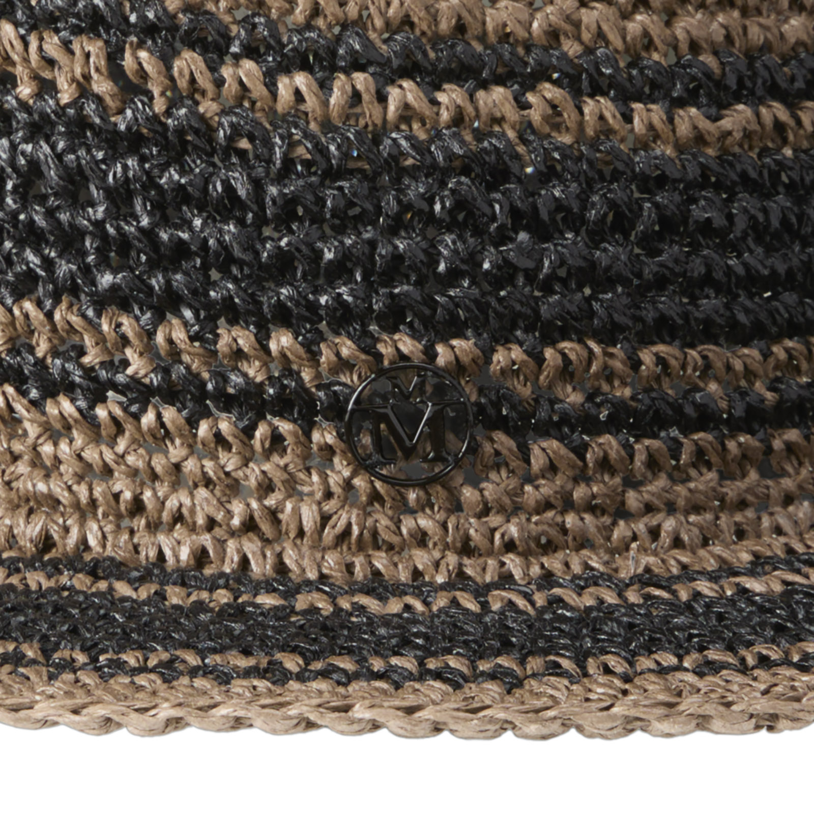 Fedora en paille multicolore