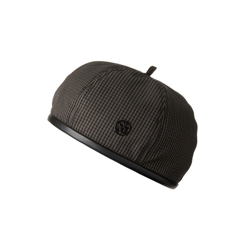 Beret in multicolor cotton fabric