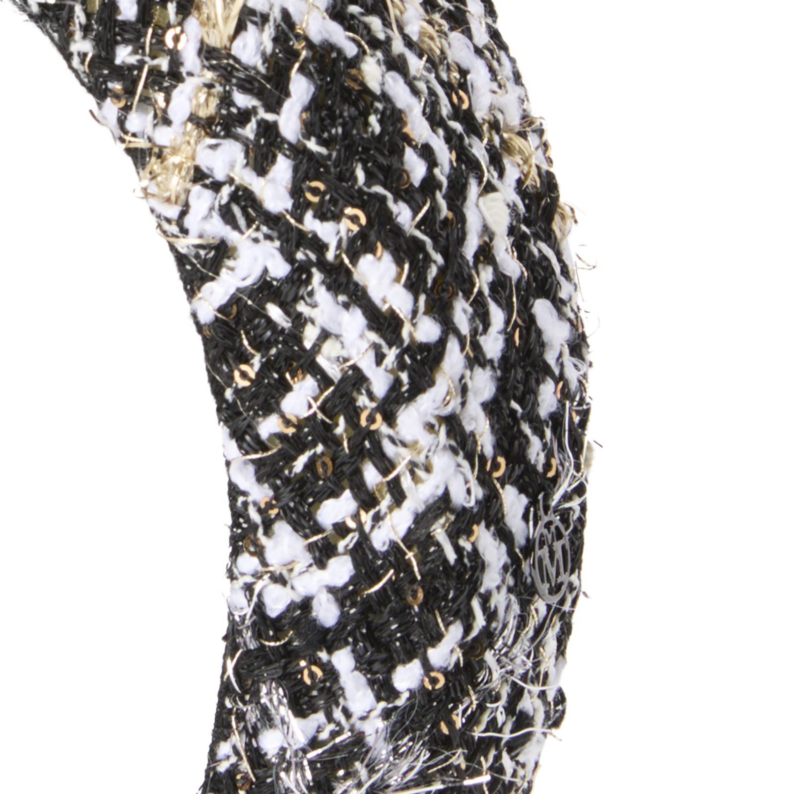 Headband in multicolor tweed