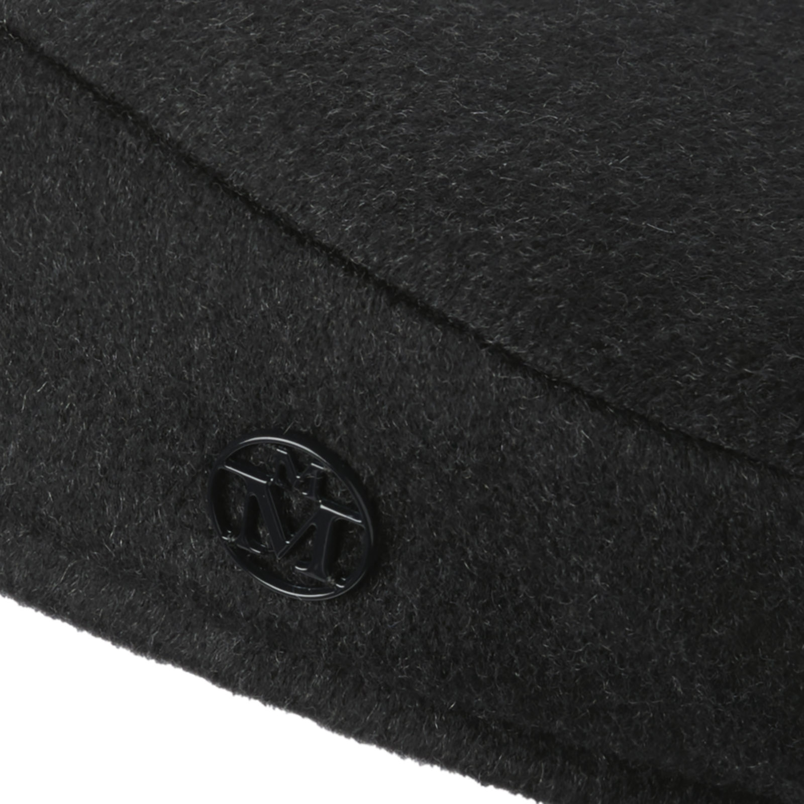 Béret en cachemire noir