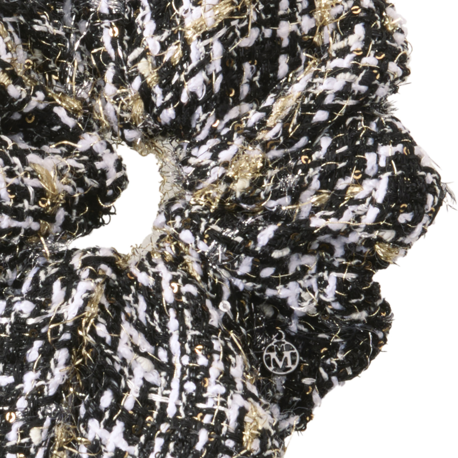 Chouchou en tweed multicolore